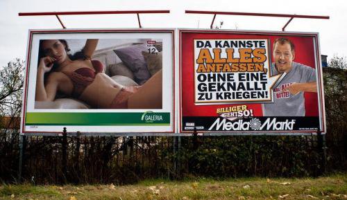 Lustige Werbung