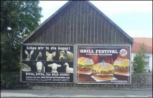 Lustige Werbung